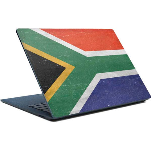 South Africa Flag Distressed Surface Laptop Skin